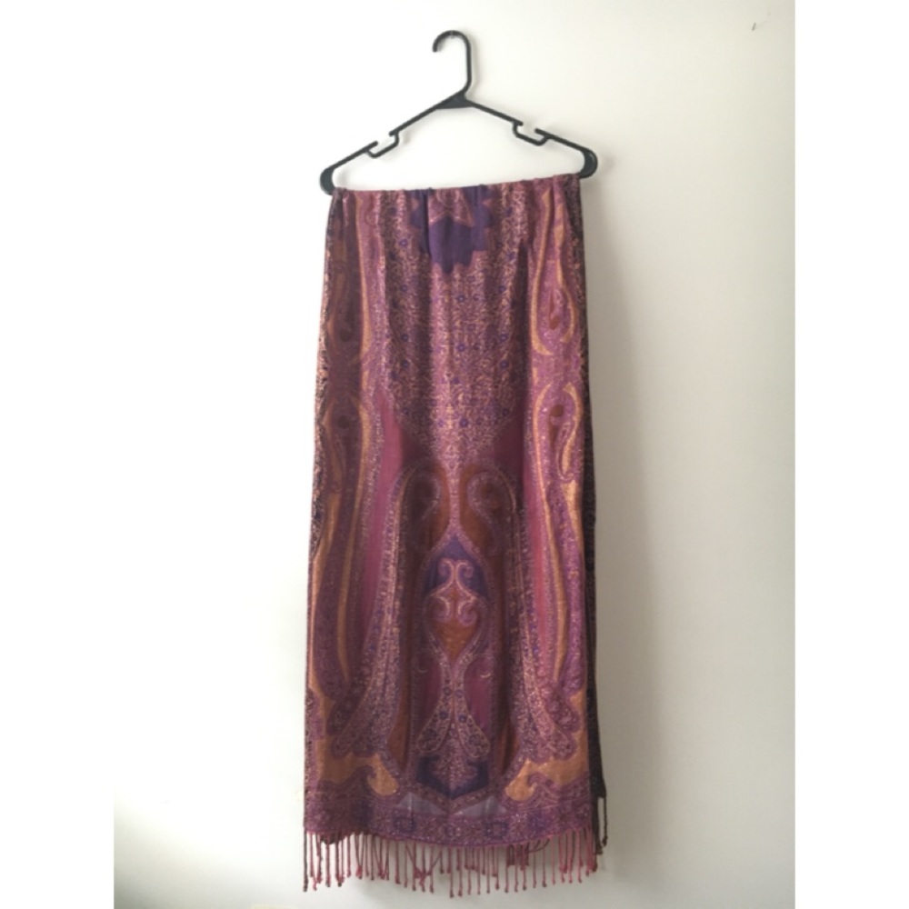 Purple and Pink Scarf
